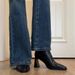 Lancui Edition~ High Ankle For Women 2025 Autumn Winter New Black French Style Chunky Heel Stretch Slim Martin Boots_vogvips.com