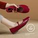 【Soft Sole And Soft Upper】Cameido Comfortable Flat Ankle Strap Shallow Single Shoes For Women, Autumn Round Toe Mary Jane Shoes_vogvips.com