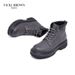 VICKI BROWN Men's Genuine Leather Platform Combat Boots, Soft Padded Insole Comfort Non-Slip Lug Sole Casual Outdoor Ankle Work Boot_vogvips.com