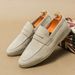 Men's Suede Penny Loafers Slip On Casual Dress Shoes Lightweight Non Slip Soft Sole Business Driving Walking Shoes_vogvips.com