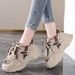 Double Mesh Breathable Dad Shoes Patchwork Height Increasing Slimming Sneakers Spring Autumn 2026 New Thick Soft Sole_vogvips.com