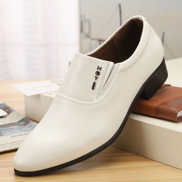 Regal Footwear British Style Pointed Toe For Men Business Formal Korean Version Black Slip-On Single Summer European Trendy Small_vogvips.com