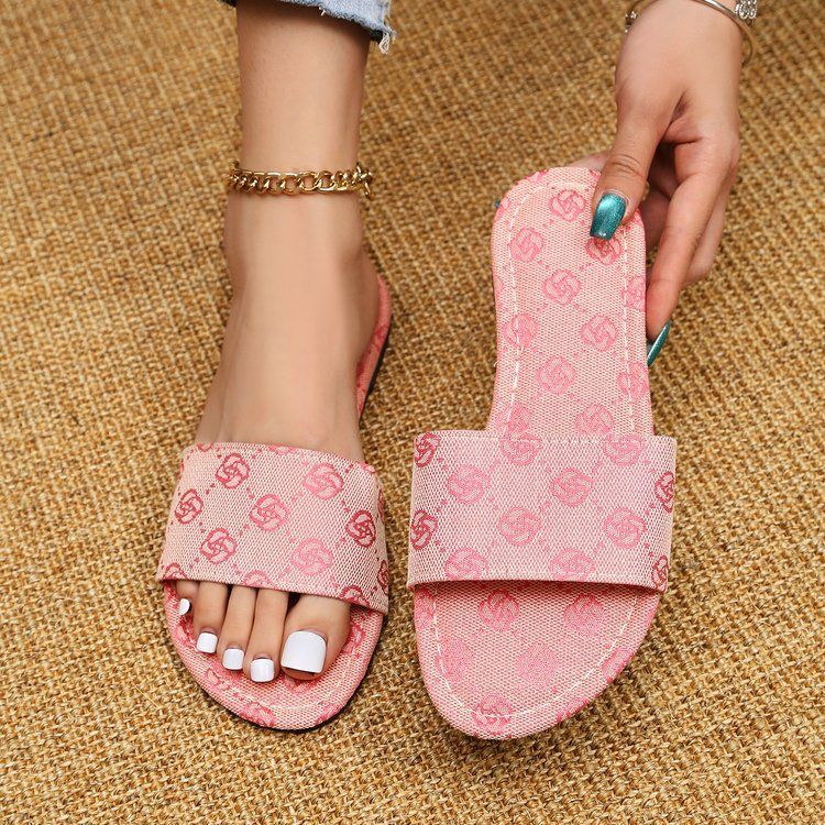 2025 Womens Slippers Khaki Pink Sandals Slides Women Casual Shoe Indoor Outdoor Trainers Sneakers 35 43_vogvips.com