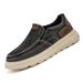 Men’s Lightweight Summer Canvas Loafers With Round Toe Mesh Lining PVC Sole Breathable Casual Slip-on Driving Shoes_vogvips.com