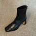 Lancui Edition~ Square Toe High Heel Elegant Versatile Height Increasing Slim For Women Genuine Leather British Style_vogvips.com