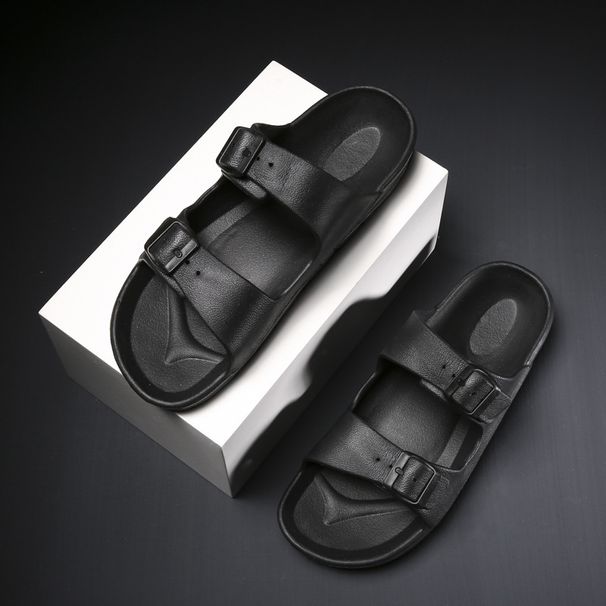 New Men's Women's Open Toe Soft Soled Beach Sandals Outdoor Comfort Flip-flop Sandal Casual Lightweight Flat Slippers_vogvips.com