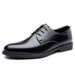 Business Formal Leather Shoes For Men, Pointed Toe, Casual Breathable Hollow Out Men's British Style Wedding Groom Suit_vogvips.com