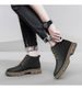 Leather Casual Martin Boots Men's Tooling Style Men's Boots Fleece Warm Men's Shoes Medium Tube Men's_vogvips.com