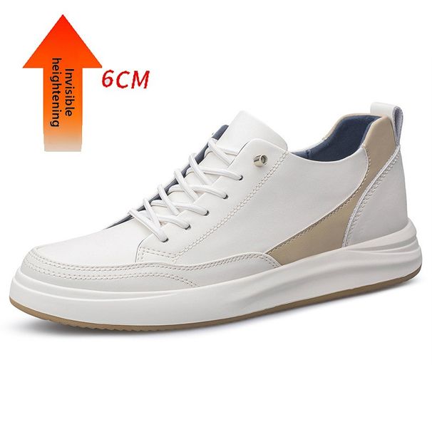 Men's Shoes, Small White Shoes, Invisible Inner Height Increase Shoes, Men's Casual Shoes, Board Shoes, Men's_vogvips.com