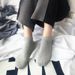 Unisex Cotton Casual Socks - Breathable Summer Crew Socks For Men And Women, Soft & Comfortable With Anti-Friction Design, Solid Colors_vogvips.com