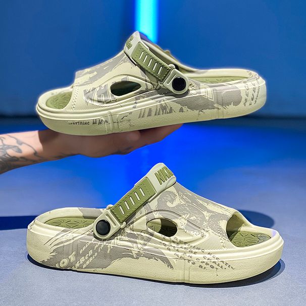 One Line Men, Summer Outdoor Wear For Teenagers, With A Sense Of Stepping On Poop, Anti Slip And Odor Prevention, Indoor_vogvips.com