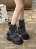 Streetwear Mid-calf Boots For Women 2025 New Style Martin Boots_vogvips.com
