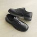 Leather Shoes Men's Autumn Breathable Trendy Shoes Versatile Trendy Brand British Thick Soled Casual Black Anti Slip Square Toe Leather Shoes_vogvips.com