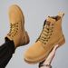 European Warm Series High-top Martin For Men, Autumn New British Style With Zipper Design, Height-increasing Thick-soled Men's Boots_vogvips.com