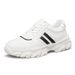 Men's Shoes Inner Height Increase Sports Casual Shoes Low-top Cowhide Surface Thick-soled Running Sports Small White Board Shoes_vogvips.com