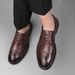 Wind Men's Shoes Carved Leather Shoes Men's Casual Shoes_vogvips.com