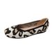Women's Loafers Breathable Knit Fabric Square Toe Slip-On Comfort Shoes With Leopard Print & Retro Style For Casual Leopard Print Retro Grandma Shoes_vogvips.com
