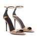 Women's Strappy High Heel Sandals Pointed Toe Thin Stiletto Heels Open Toe Dress Shoes Light Luxury Versatile, Simple, Open Toe, Gold Sandals_vogvips.com