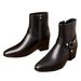 European Warm Series Mid-Calf New Side Zipper Motorcycle Boots Trendy Fashion British Style Pointed Toe Casual Men's Shoes_vogvips.com