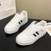 Thick Soled Height Increasing Versatile Shoes For Women, Autumn New Low Top Board Casual Sports White Shoes, Trendy_vogvips.com