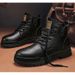 European Warm Series 2025 New Martin Men Winter Fleece-Lined Warm Leather Shoes Mid-High Top Short Outdoor Thick-Soled Work Boots_vogvips.com