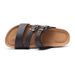 Bebealy Classic Women Sandals Unisex Women Clogs Shoes Casual Nonslip Beach Sandals Cork Footbed Slippers With Double Buckle_vogvips.com