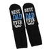 Medium socks soles letters two-color non-slip adhesive creative socks cotton casual floor socks_vogvips.com
