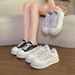 2026 New Fashion German Training Shoes Casual Sports Shoes Platform Shoes Women's Shoes Spring And Summer Breathable White Shoes_vogvips.com
