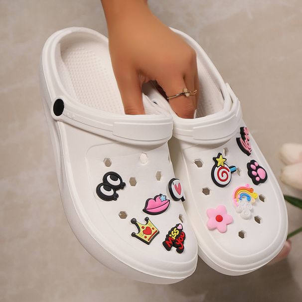 Clogs Platform Slippers Women Home Flat Luxury Designer Woman Shoes House Summer Sandals Casual Beach Fashion Footwear_vogvips.com