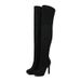 Suede Heel Long Plus Size 43 High Tube Autumn Winter New Over-the-Knee Stretch Boots_vogvips.com