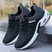 Men's Summer Sneakers, Lace-up Large Size Running Shoes, Fly-knit Breathable Non-smelly Sports Shoes_vogvips.com
