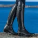 Women's Equestrian Leather Knee High Shoes Vintage Horse Autumn Winter Mountain Riding Boots Botas Mujer_vogvips.com
