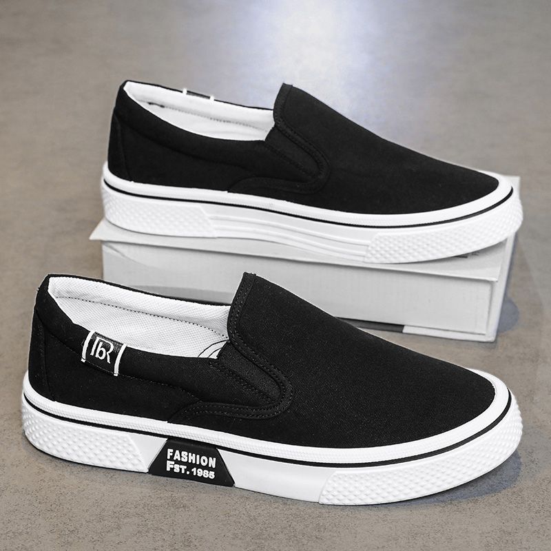 Summer Board Shoes Fashion Trend Breathable Canvas Shoes Bread Shoes Student Men's Shoes Outdoor Walking Shoes, Give A Random Pinch Music_vogvips.com