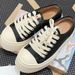 High Version 3D Logo Zhao Lusi Same Style Magic Tape Big Head Shoes 2025 Summer New Genuine Leather Round Toe Thick_vogvips.com