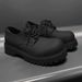 European Warm Series Derby Versatile Casual Thick Sole Trendy Height Increasing Low Top Yellow Big Toe Martin Boots Men's Commuting Leather_vogvips.com