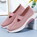 Spring New - Breathable Anti Slip Soft Soled Comfortable One Step Flat Casual Walking Women's Shoes_vogvips.com