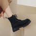 Ins Trend Martin For Women 2024 Summer New British Style Thick-Soled Student Short Versatile Motorcycle Yellow Boots_vogvips.com