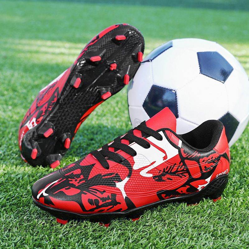 Athletic Shoes Short Spike Training Football Shoes Low Top Leather Broken Spike Football Sports Shoes Low Top Youth Shoes Large Size_vogvips.com
