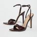 Factory Wholesale Cross-Border European And American Women's Patent Leather One-Strap Pointed Toe Stiletto Sandals_vogvips.com