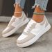 Women’s Shoes Rhinestones Style All Match Niche Casual Sneakers Sneakers Thick Soled White Shoes Student Shoes_vogvips.com