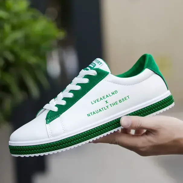 Men Leather Casual Shoes Breathable Walking Flats New Fashion Lace-up Man Designer Sneakers Atos De Hombre 2843_vogvips.com