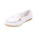 Spring And Summer New Casual Flat Bottomed Bean Round Toe Shallow Mouth Singles Shoes, Plus Size Women's Shoes_vogvips.com