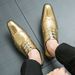 Foreign Trade Bright Gold For Men, Large Size Business Formal Wear, Banquet Pointed British Style Wedding Shoes, Casual_vogvips.com