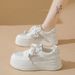 Breathable Mesh Thin Women's Shoes 2026 Summer New Versatile Comfortable Non-Tiring Thick-Soled Casual Sports White_vogvips.com