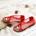Net Flat Summer Candy Colored Embroidered Cloth Shoes, Organza Sandals, Soft Soled Women's Shoes_vogvips.com