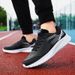 New Autumn Leather Waterproof Black Casual Versatile Running Men's Shock-Absorbing Lightweight Sports Shoes_vogvips.com
