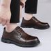 2025 Spring New Men's Breathable Height-Increasing Casual Business Formal Black High-End Wedding Groom Shoes_vogvips.com