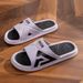 Trendy Men's For Summer Wear. One Line Thick Sole Indoor Sandals. Student Fashion Outdoor Slippers_vogvips.com