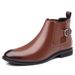 New men's ankle boots for fall and winter vintage boots_vogvips.com