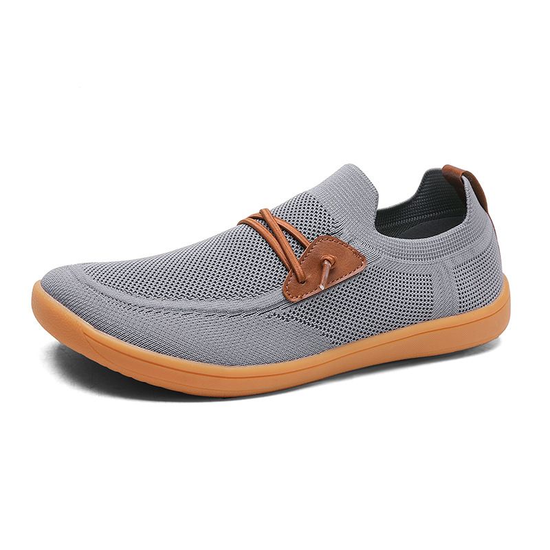 Summer Large Size 50 Cross-border Wide-toed Outdoor Slip-on Casual Men's Shoes, Mesh Breathable Barefoot Shoes For Wide_vogvips.com